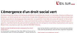 LJA droit social vert